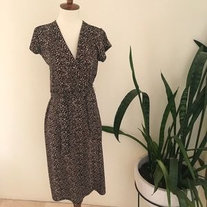 Will Smith Leopard Wrap Dress